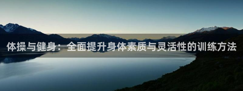 vsport体育在线官网：体操与健身：全面提升身体素质与灵活性的训练方法